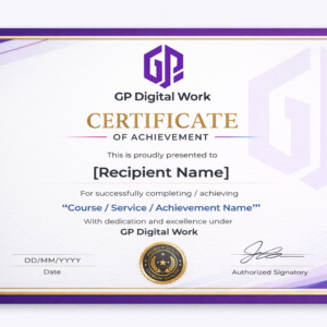 Standard Paper Certificates