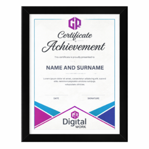 Framed Certificates