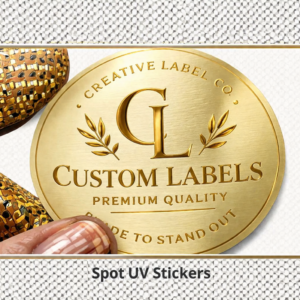 Spot UV Stickers