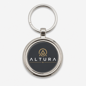 Glimmer Metal Keychain