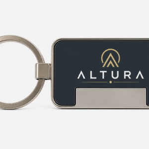 Pulse Metal Keychain