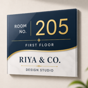 Square Name Plates