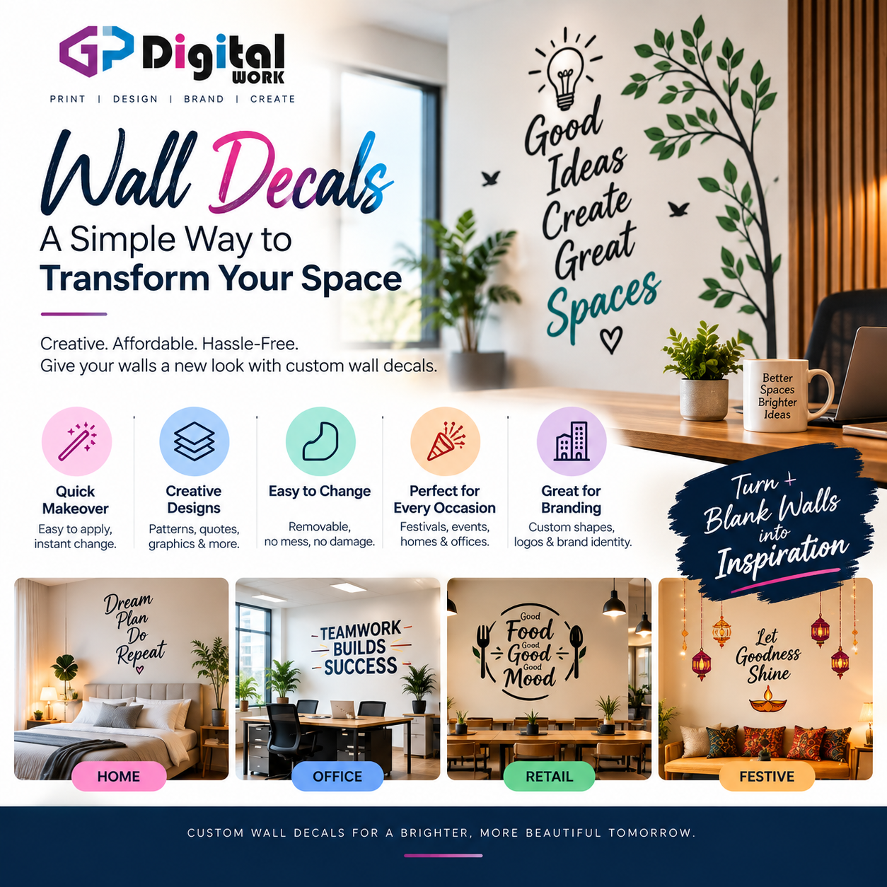 Wall Decals: Transform Your Space Without the Hassle