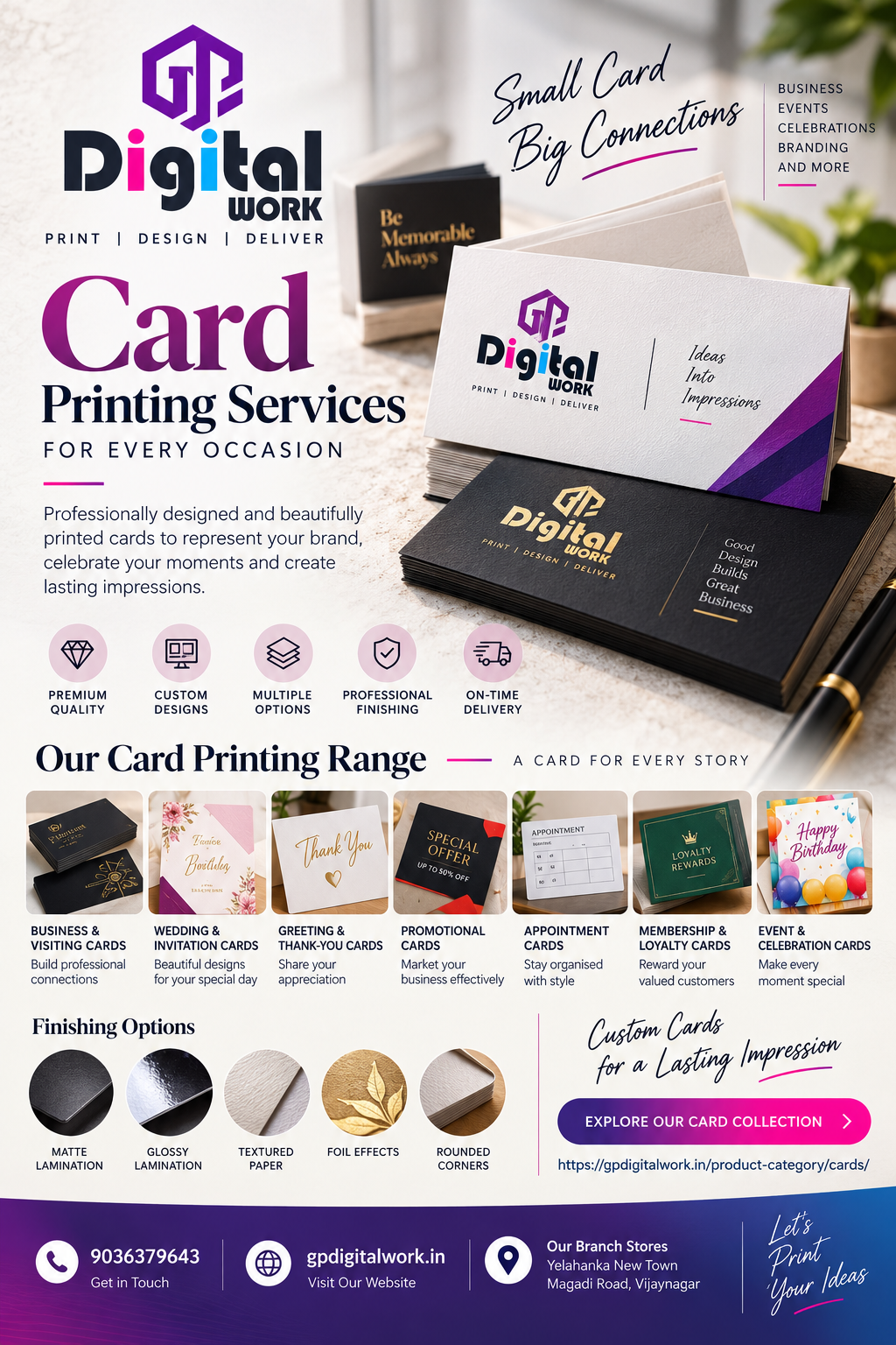 Professional Card Printing Services for Every Occasion