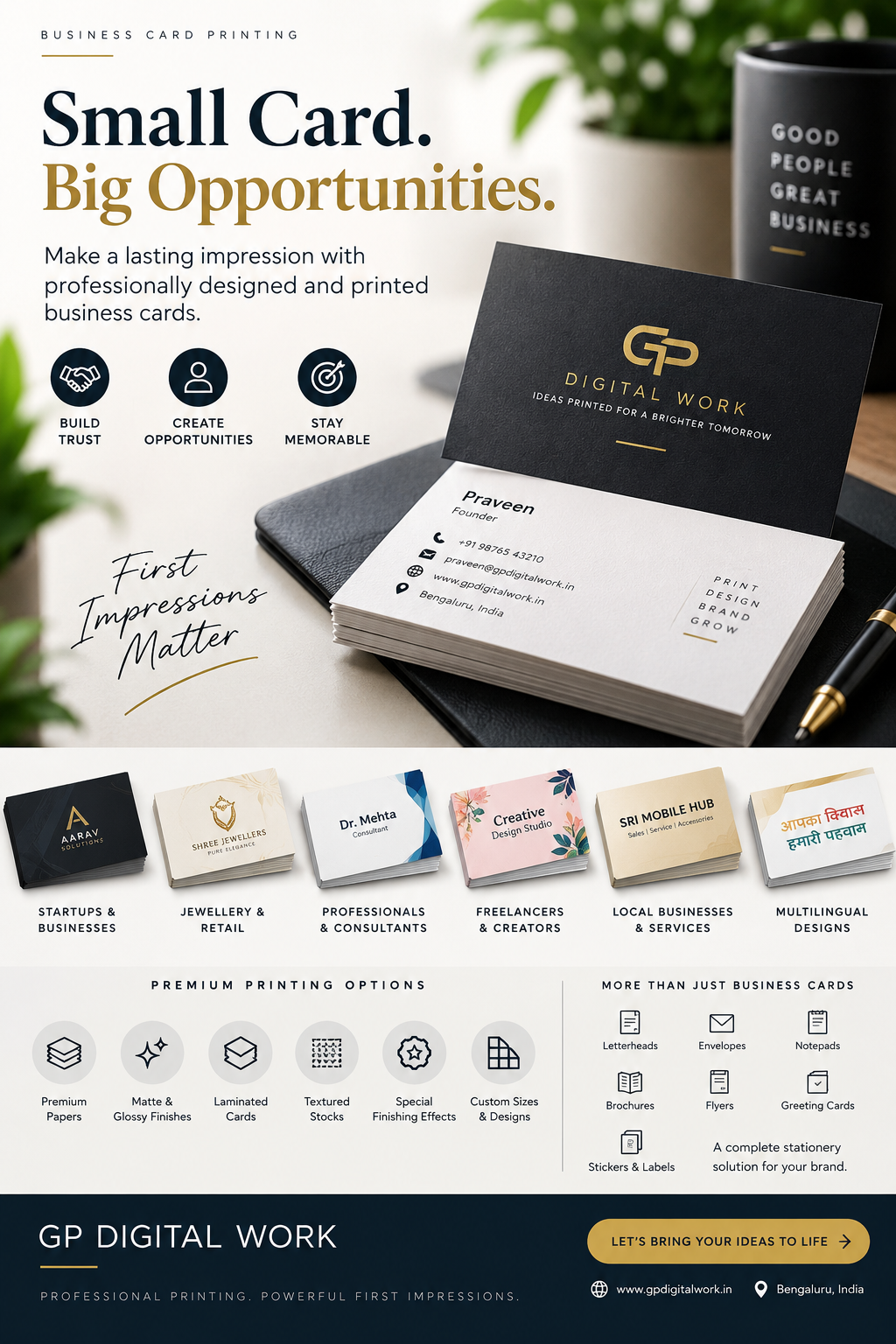 Business Cards That Make a Lasting Impression